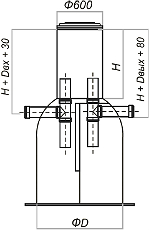 жироотделитель вертикальный - схема